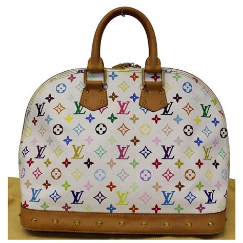 louis vuitton white multicolor purse|louis vuitton purses color chart.